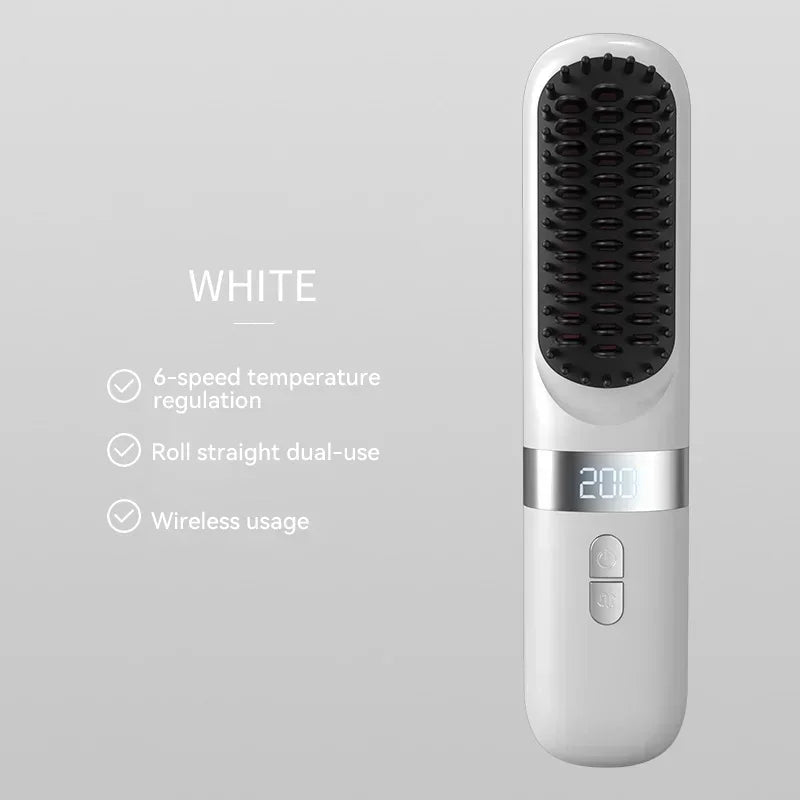 Peigne Chauffant Électrique Multifonction Sans Fil – CLEVI Paris