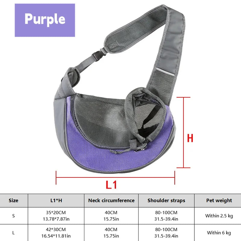 Sac de transport en maille pour chien et chat – CLEVI Paris