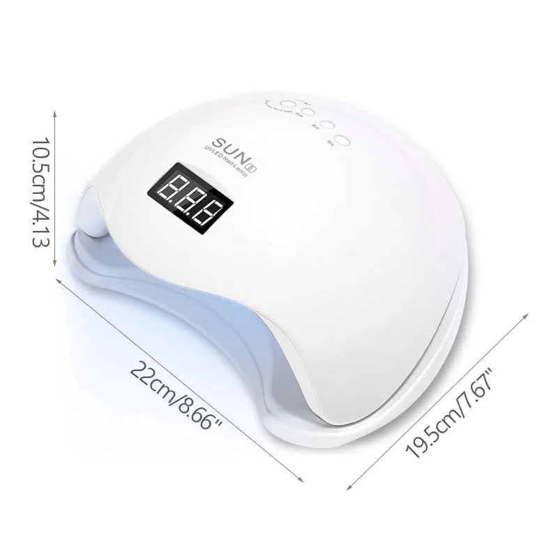 Lampe à ongles SUN5 48 W, 24 LED – CLEVI Paris