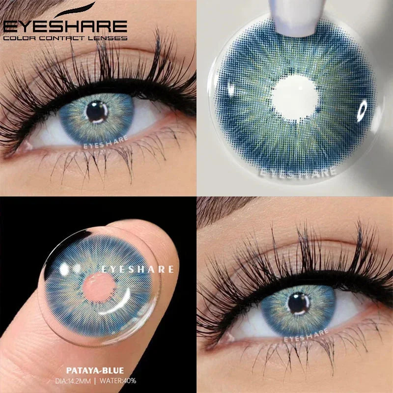 Lentilles de Contact Colorées EYESHARE | Sans Correction | 15 Coloris | Port Annuel – CLEVI Paris