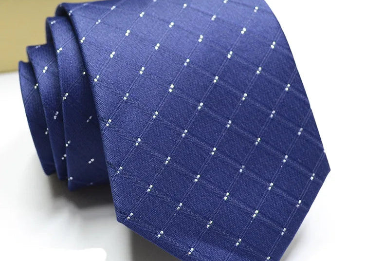 Cravate homme motifs variés 7–8 cm – CLEVI Paris