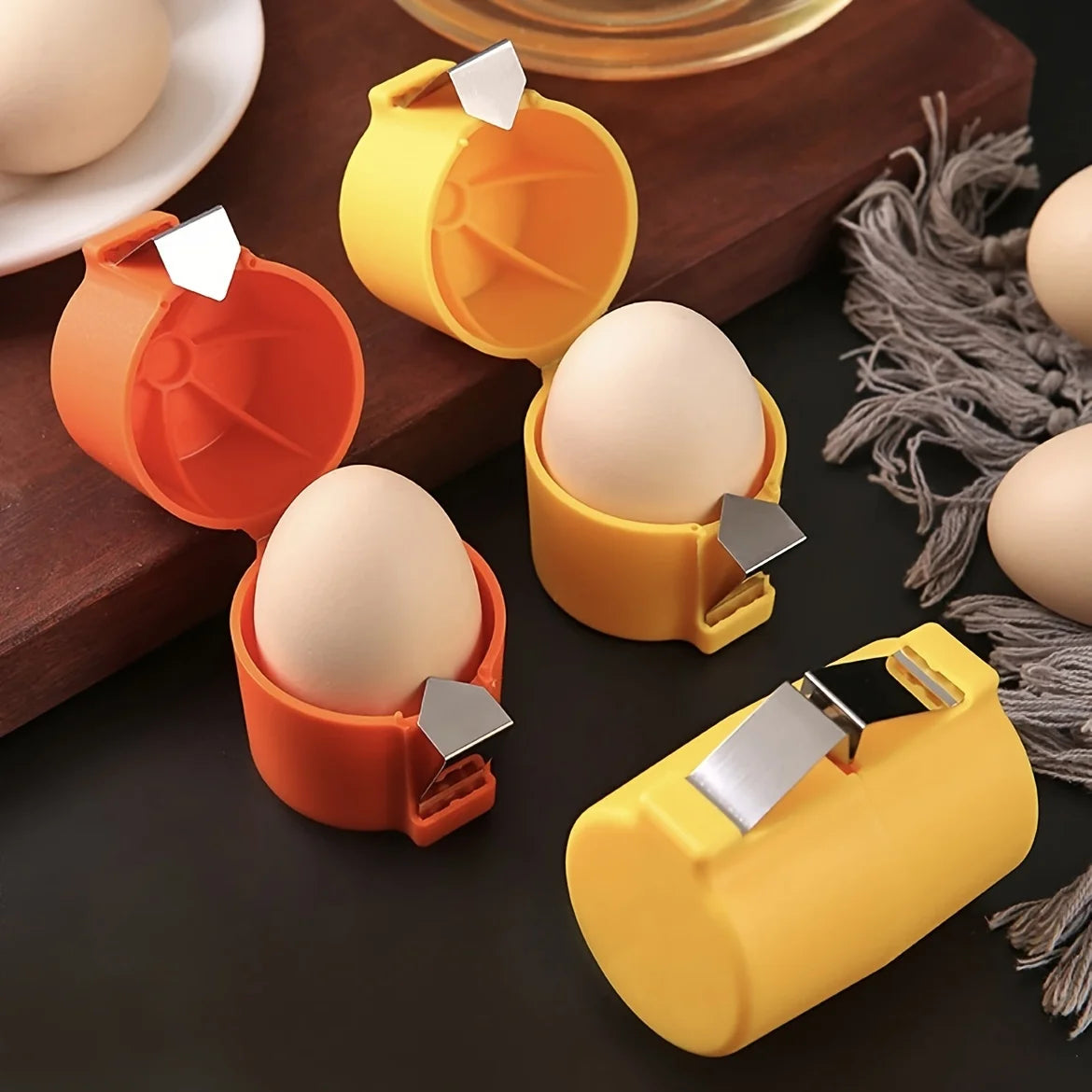 Ouvre-Œuf Séparateur Portable | Plastique, Séparation Jaune & Blanc, Cuisine – CLEVI Paris