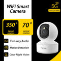 Caméra Dôme Intérieure 3MP WiFi Dual-Band 360° Suivi Auto Vision Nocturne – CLEVI Paris