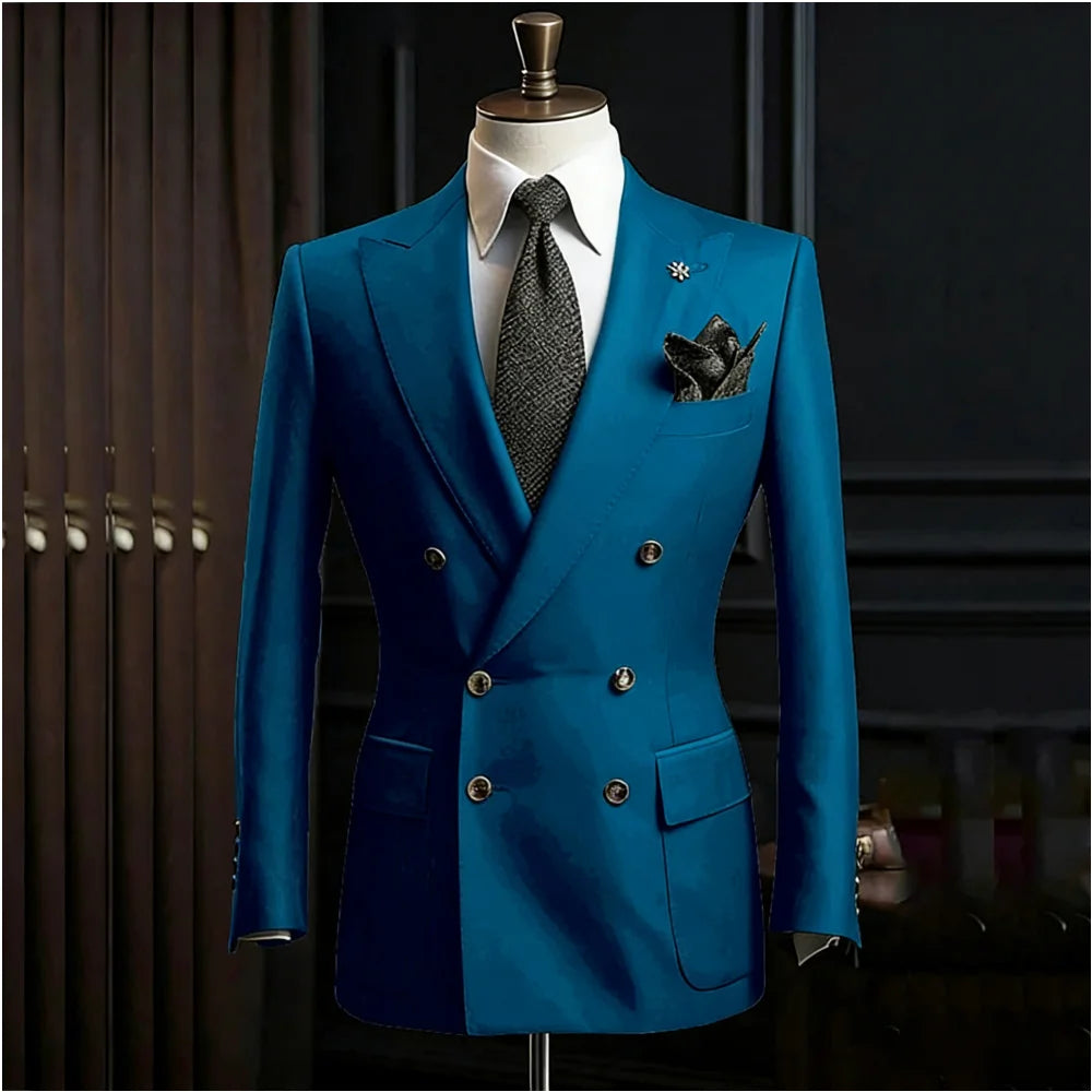 Costume homme 2 pièces à double boutonnage – CLEVI Paris