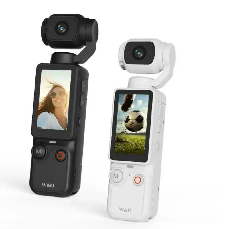 Caméra Action Corporelle W&O Q7 – 2,5K UHD Objectif 180° Batterie 7h Carte 32Go Incluse 1 Bouton Vlog – CLEVI Paris