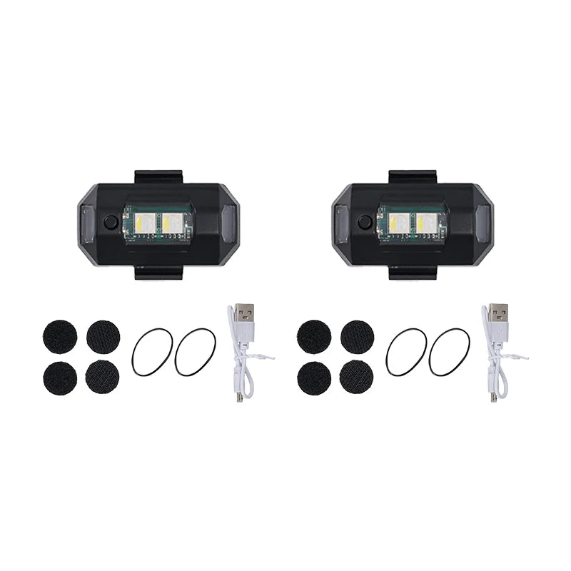 Feu Stroboscopique Anti-Collision Drone RCSTQ – Compatible DJI NEO / Mini 4 Pro / Mini 2 / Mavic 3, 6 Couleurs, Léger
