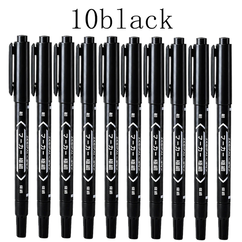 Set 10 Marqueurs Double Pointe Permanents – CLEVI Paris