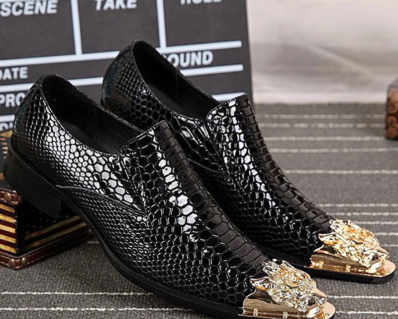 Derbies Homme Cuir Bout Pointu Slip-On – CLEVI Paris