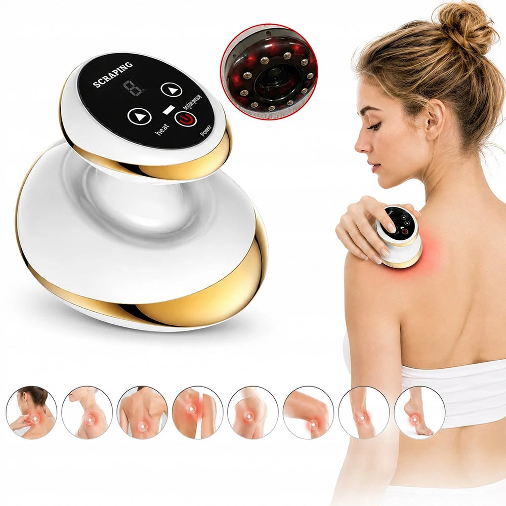 Masseur Gua Sha électrique chauffant pour le corps – CLEVI Paris