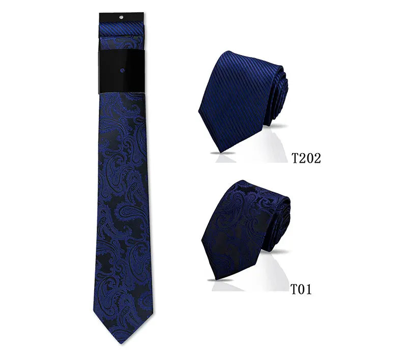 Ensemble de 2 cravates homme élégantes – CLEVI Paris