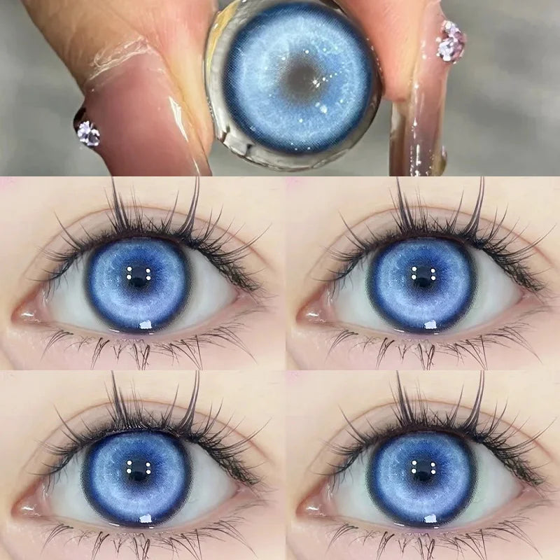 Lentilles de Contact Colorées DUOXIU | Collection Koi | Avec Correction 0 à -8.00 | 1 Paire – CLEVI Paris