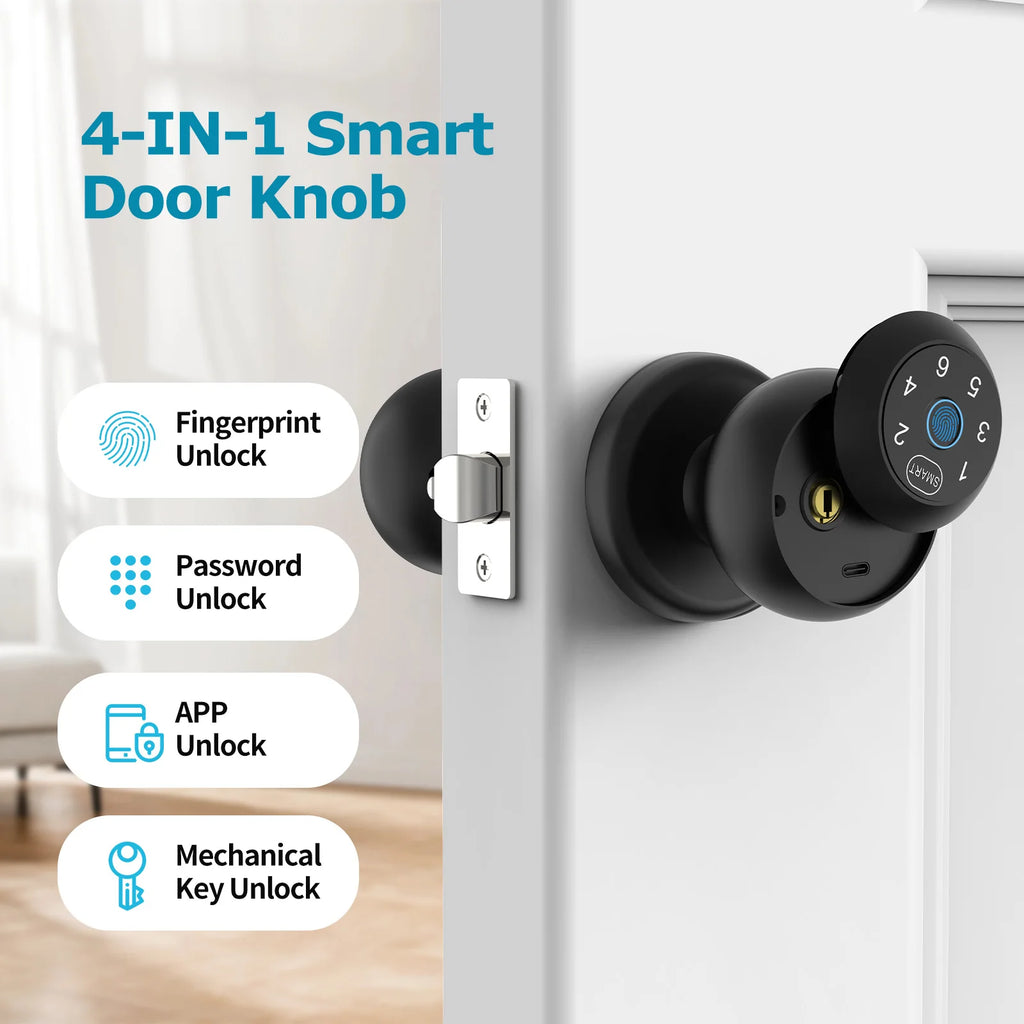 Serrure Connectée Viladepot D2 Empreinte Digitale Tuya Intérieure – CLEVI Paris