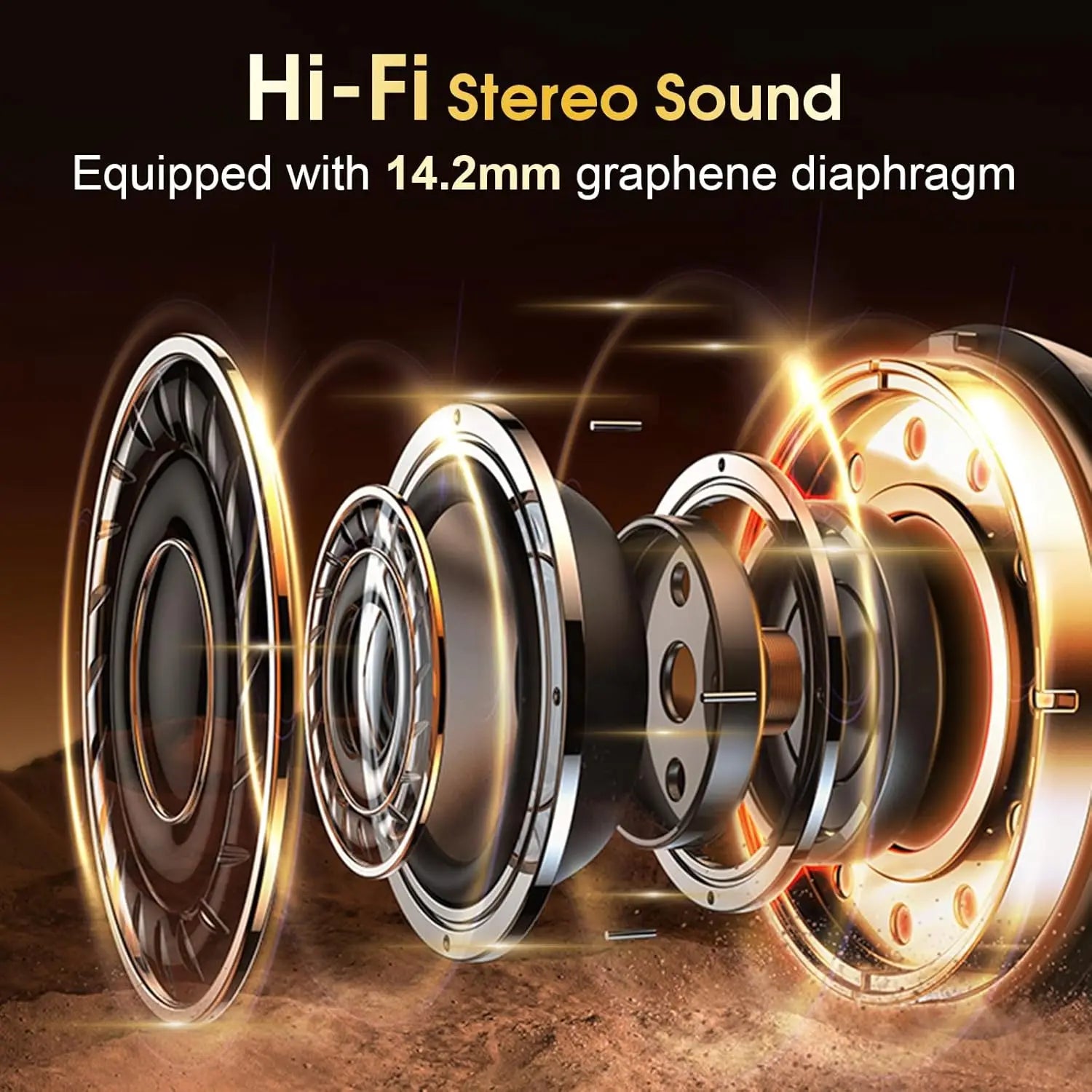 Écouteurs TWS GDLYL HD65 Bluetooth 5.4 HiFi Basses IPX7 75h LED ENC Sport – CLEVI Paris