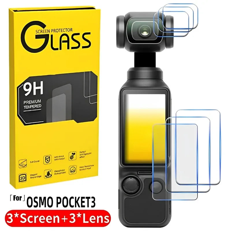 Verre trempé BAPPSUS DJI Pocket 3 – CLEVI Paris
