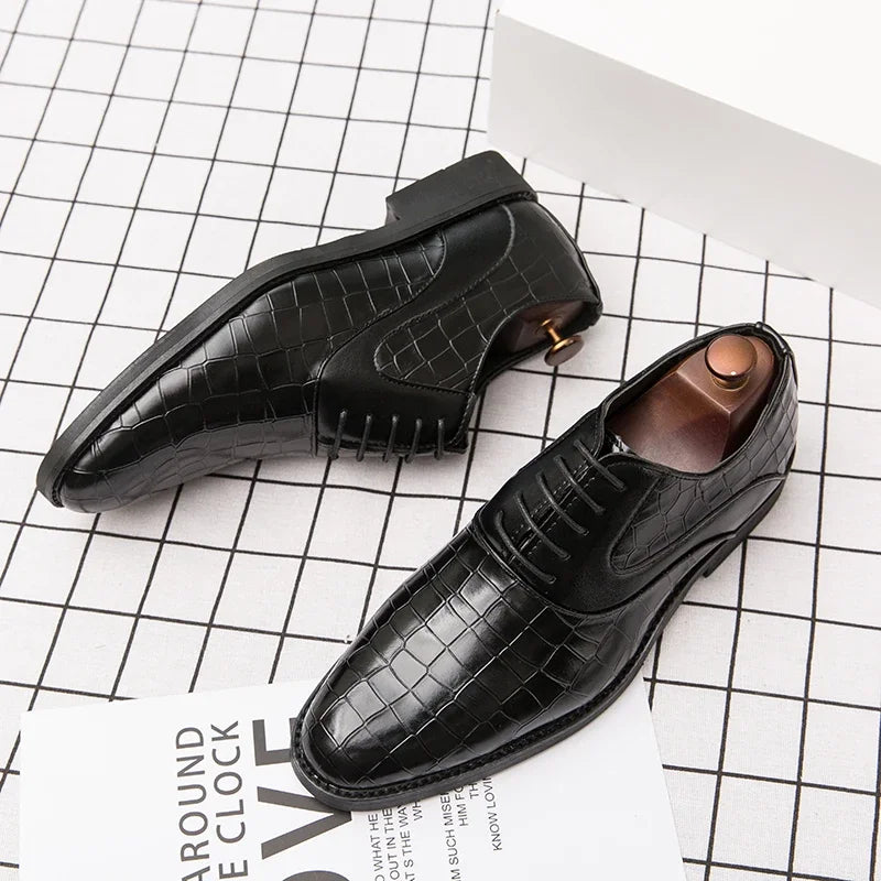 Mocassin Homme Cuir Verni Slip-On Respirant Semelle Massage | Casual Chic EU 38-48