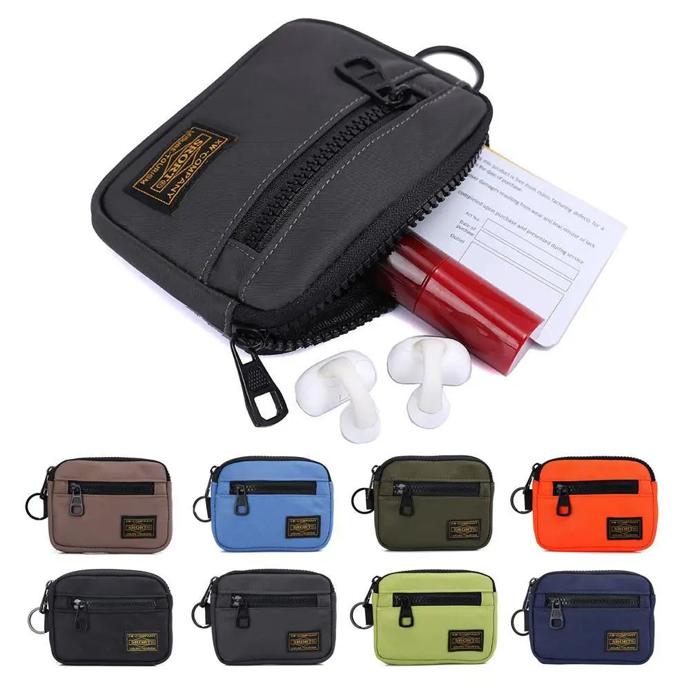 Porte-Monnaie Oxford Zipper Compact Unisexe — CLEVI Paris