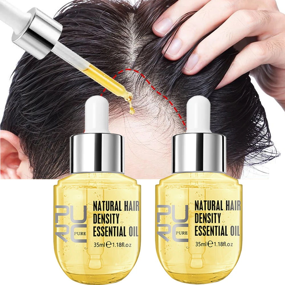 Huile de Croissance Capillaire au Gingembre PURC – Anti-Chute, Réparatrice & Stimulante 35ml