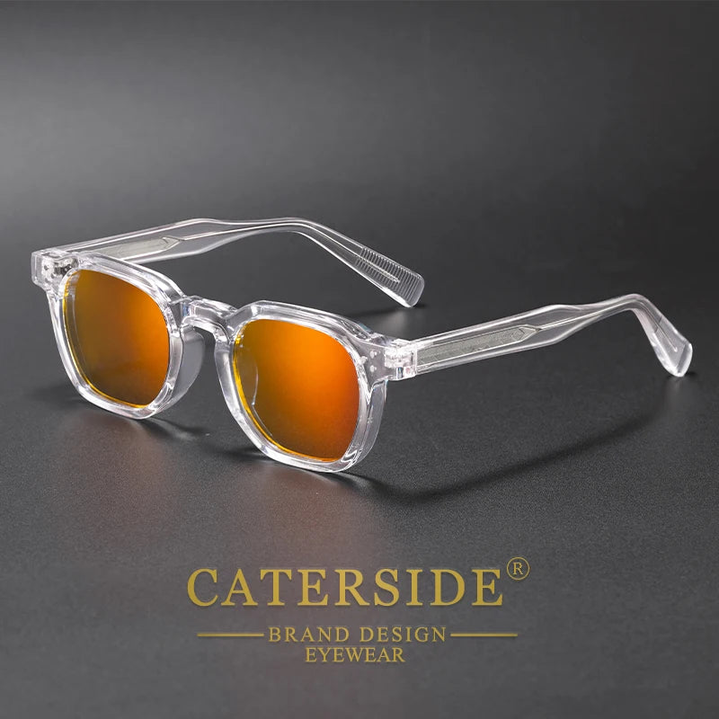 Lunettes de Soleil Style Punk Unisexe CATERSIDE – Monture Carrée Miroir UV400 – CLEVI Paris