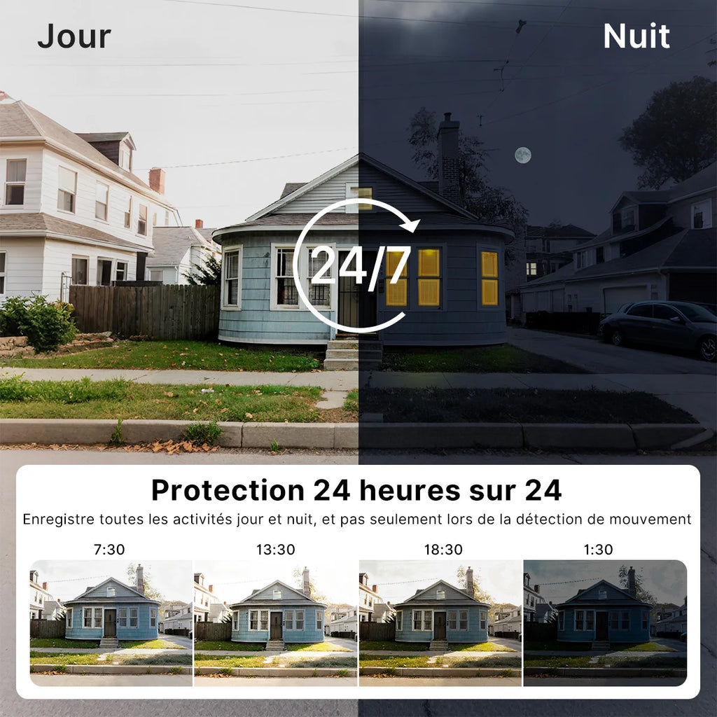Caméra Solaire Extérieure 4G Wonsdar PTZ 355° 3 Écrans Suivi Auto Vision Nocturne iCsee – CLEVI Paris