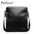 Sacoche Bandoulière Cuir Véritable Homme Padieoe 3 Poches – CLEVI Paris