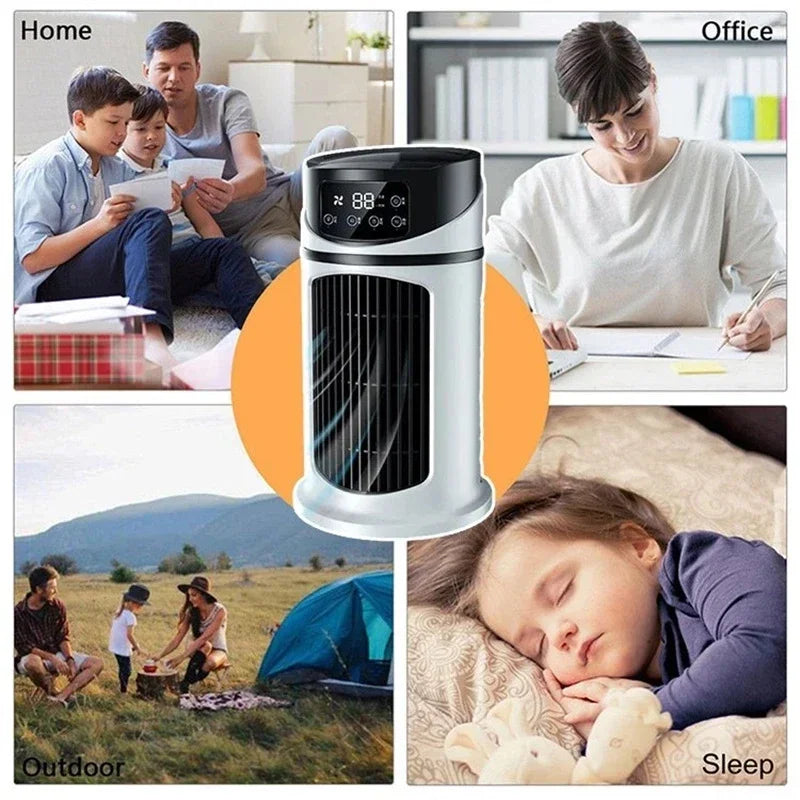 Ventilateur de bureau USB avec minuterie – CLEVI Paris