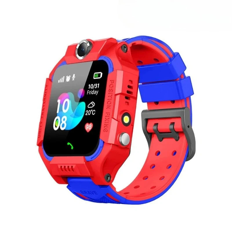 Montre Connectée Enfant GPS 4G – Appels Bidirectionnels Caméra SOS Géofencing IP67 App Hryfine 3–12 Ans – CLEVI Paris