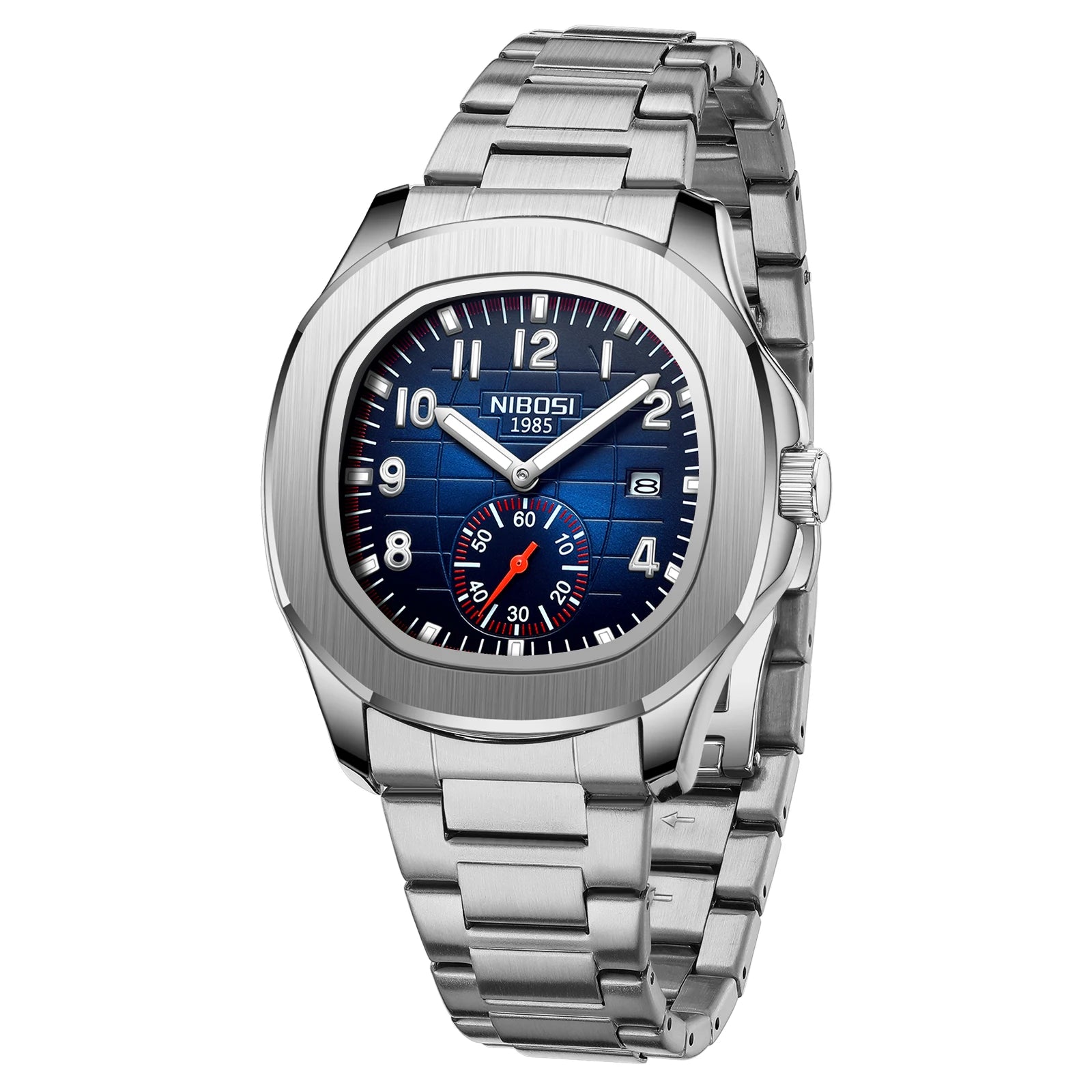NIBOSI Montre Quartz Homme Sport Luxe Acier Lumineux Date Auto Anti-Magnétique – CLEVI Paris