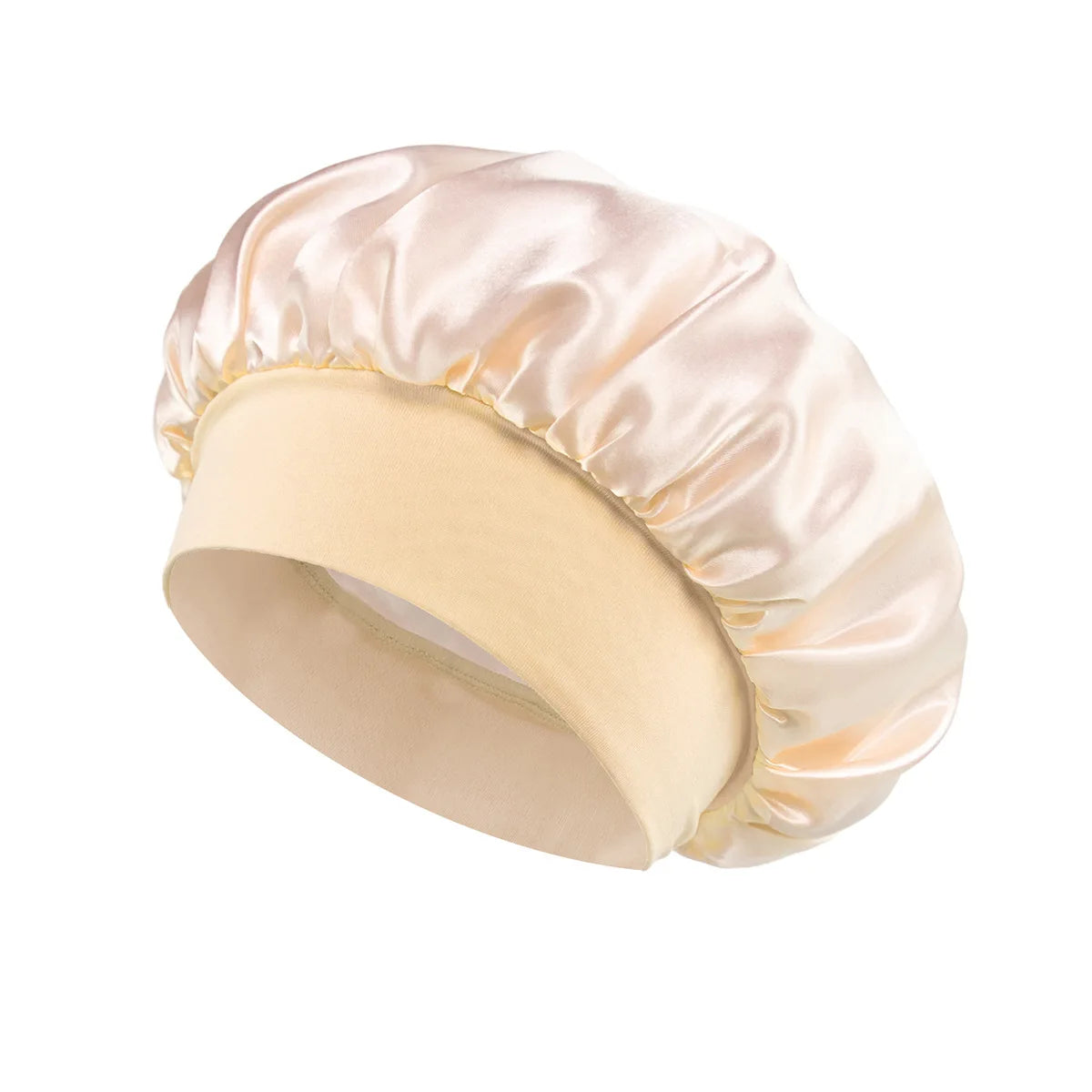 Bonnet de Nuit en Soie Satin Taille Universelle — CLEVI Paris