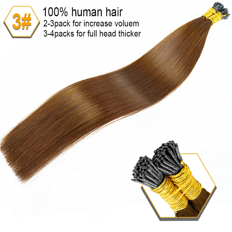 Extensions I-Tip lisses, cheveux humains – CLEVI Paris