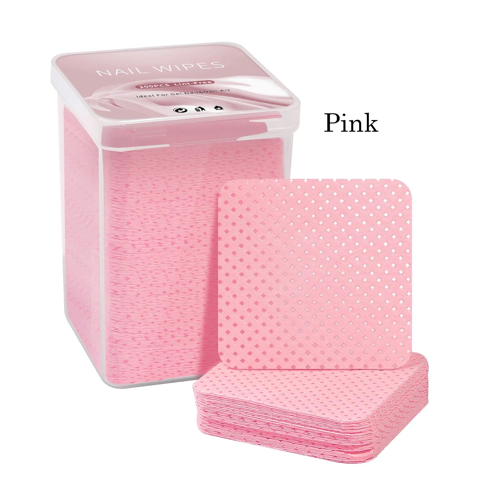 Lingettes Coton Sans Peluches – Retrait Vernis & Gel UV – CLEVI Paris