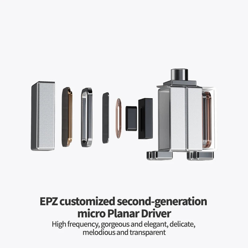 IEM HiFi EPZ P50 5 Drivers Hybrides Câble 6N 4.4mm – CLEVI Paris