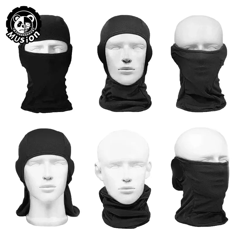 Cagoule Masque Facial Camouflage | Polyester Knit, Cyclisme, Ski, Chasse – CLEVI Paris