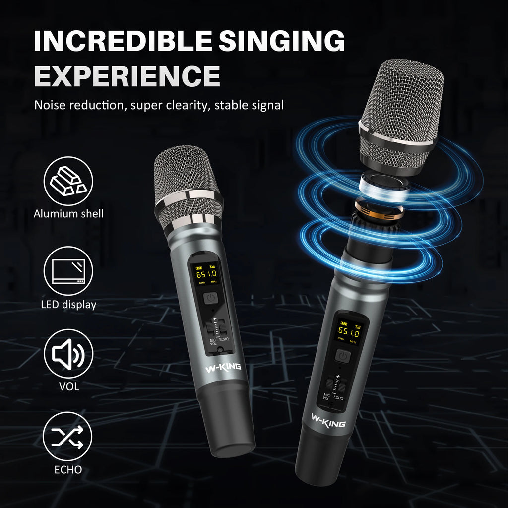 W-KING D20 Enceinte Bluetooth 200W RMS IP67 Karaoké 24h Boombox – CLEVI Paris