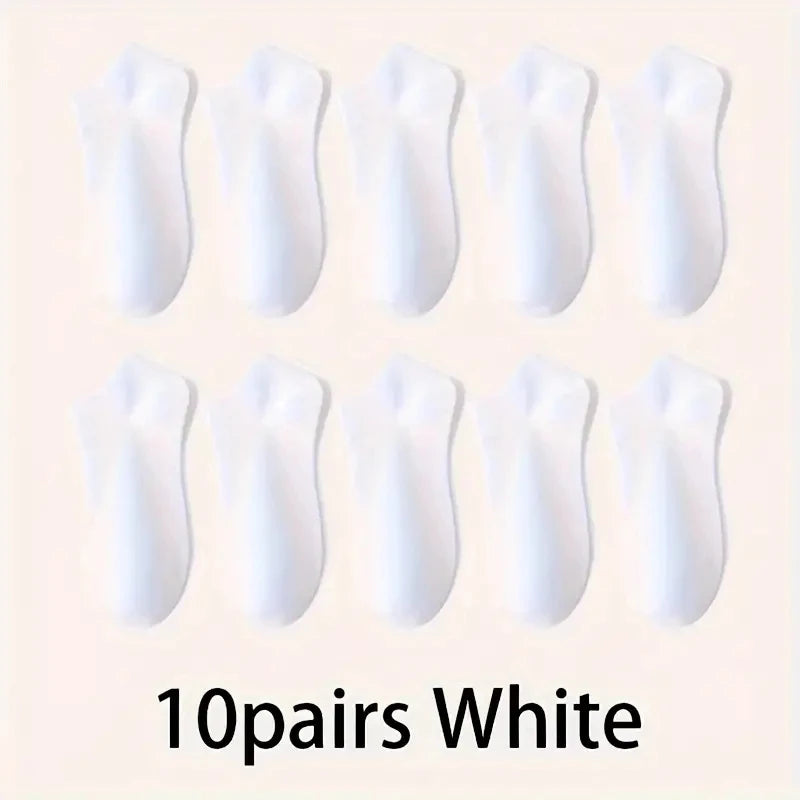 Chaussettes Basses Unisexes — Lot de 5 à 50 paires — CLEVI Paris