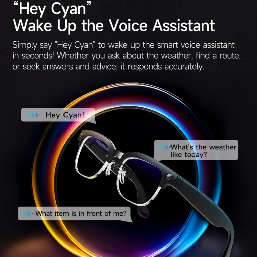 Lunettes Connectées IA KULANNDER 2025 — Caméra 8MP, Traduction 100+ Langues, Appels BT, ChatGPT | CLEVI Paris