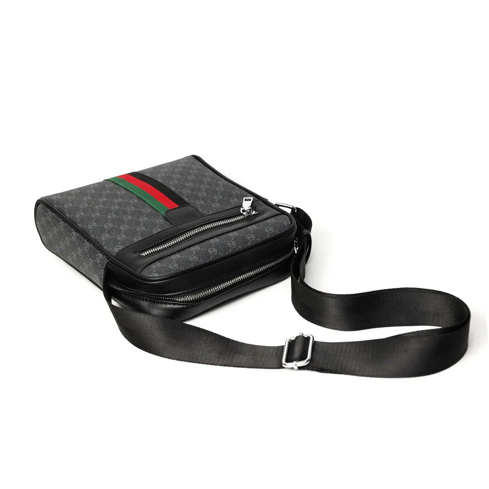 Sac Bandoulière Homme PU Léger – Sac Crossbody Sport & Casual, Poche Téléphone – CLEVI Paris