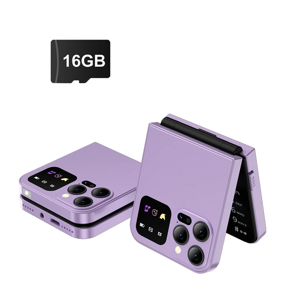 Téléphone Clapet SERVO A50 PRO – 2,4", Dual SIM 2G, Bluetooth, Enregistrement Appels, Type-C – CLEVI Paris