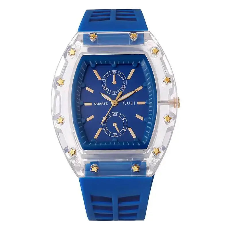Montre Femme Quartz V248 Bracelet Silicone Boîtier Alliage 38mm Casual Fashion 6 Coloris – CLEVI Paris