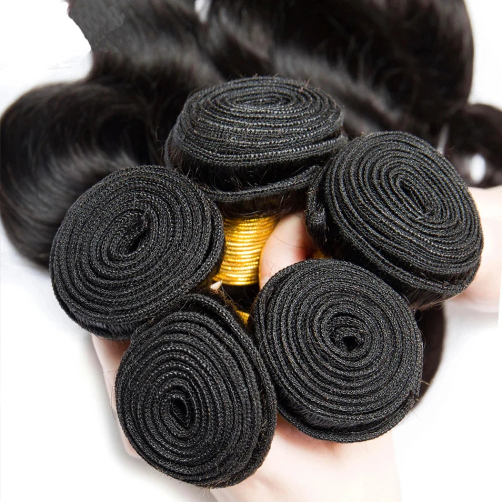 Bundles Body Wave Cheveux Humains Brésiliens Remy Hair Vierge Couleur Naturelle 10-40 Pouces – CLEVI Paris