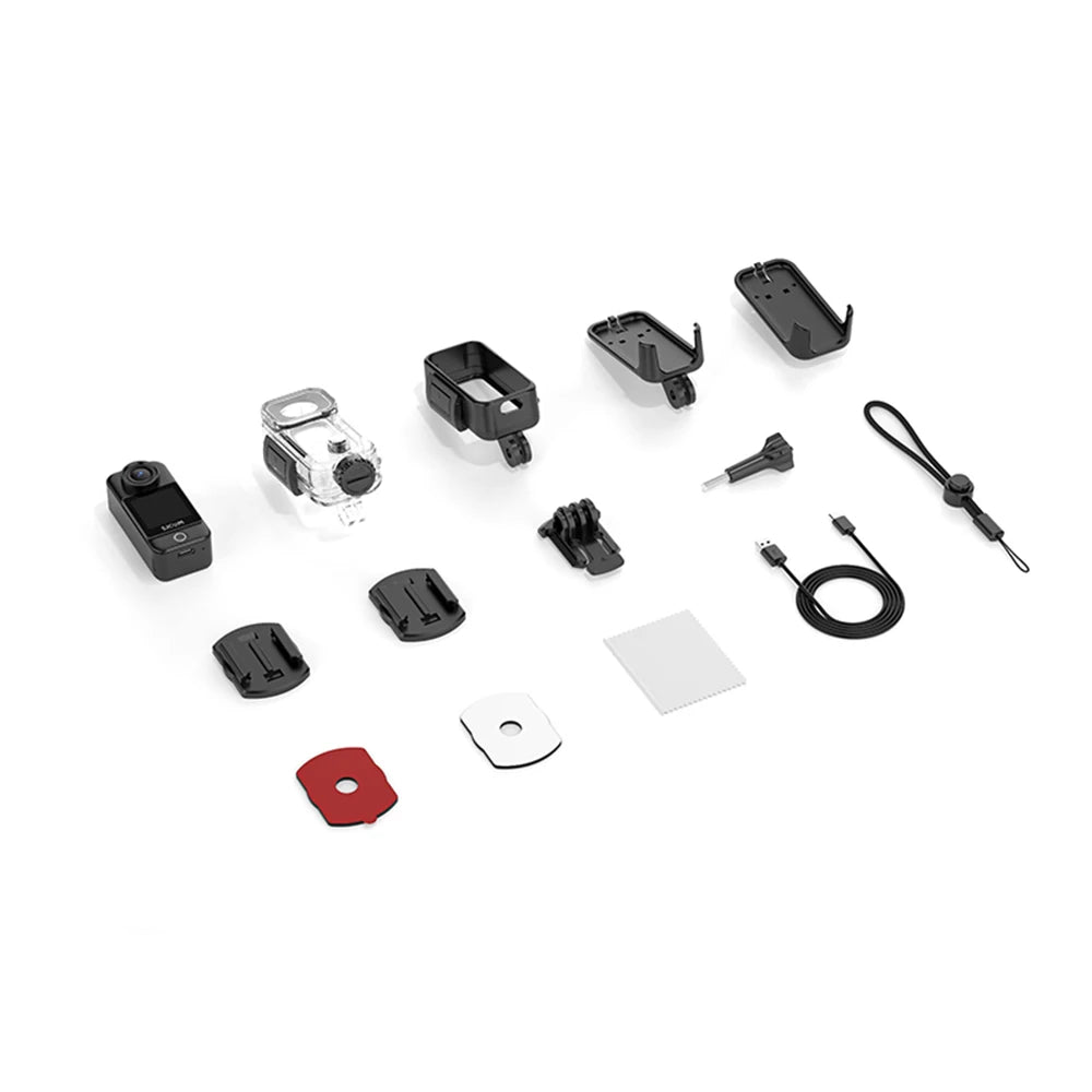 Action Cam SJCAM C400 4K Double Écran – Modulaire, Étanche 30m, Stabilisation 6 Axes, WiFi, Multi-Usage Sport & Dashcam – CLEVI Paris