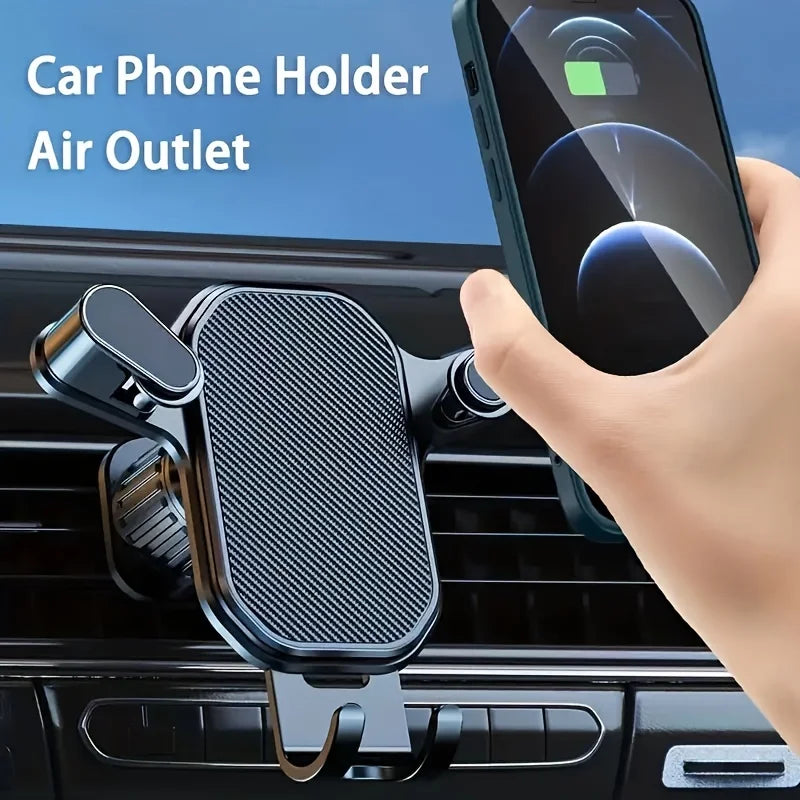 Support Téléphone Voiture | Clip Grille d’Aération, Plastique, Universel 4,7–6,7 pouces – CLEVI Paris