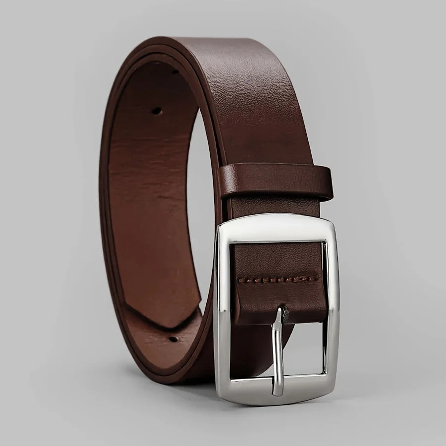 Ceinture Cuir PU Boucle Métal | Style Casual, Unisexe – CLEVI Paris