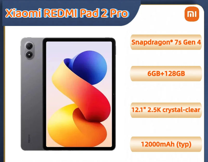 Xiaomi Redmi Pad 2 Pro 12,1″ 128 Go – CLEVI Paris