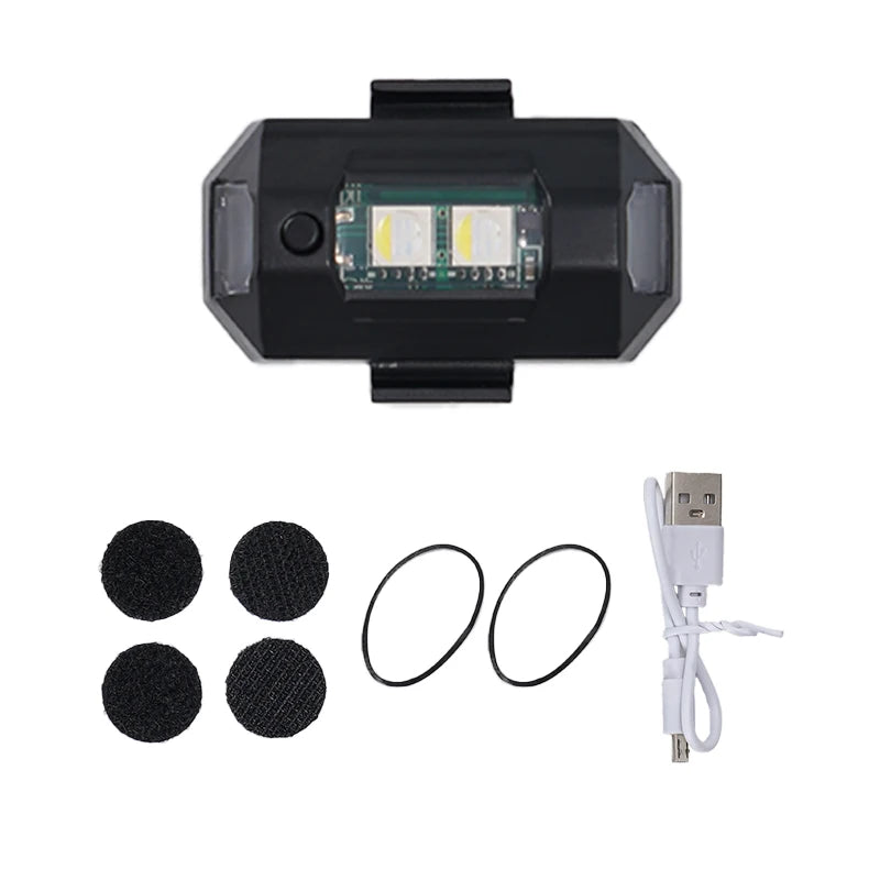 Feu Stroboscopique Anti-Collision Drone RCSTQ – Compatible DJI NEO / Mini 4 Pro / Mini 2 / Mavic 3, 6 Couleurs, Léger