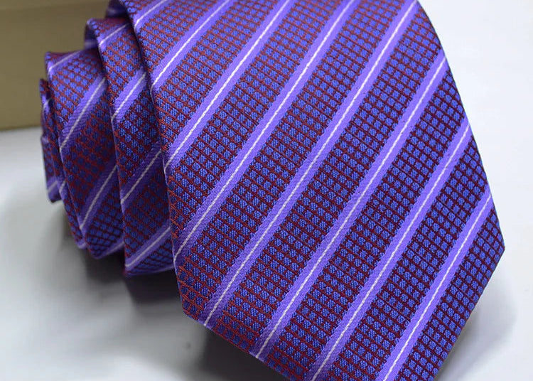 Cravate homme motifs variés 7–8 cm – CLEVI Paris