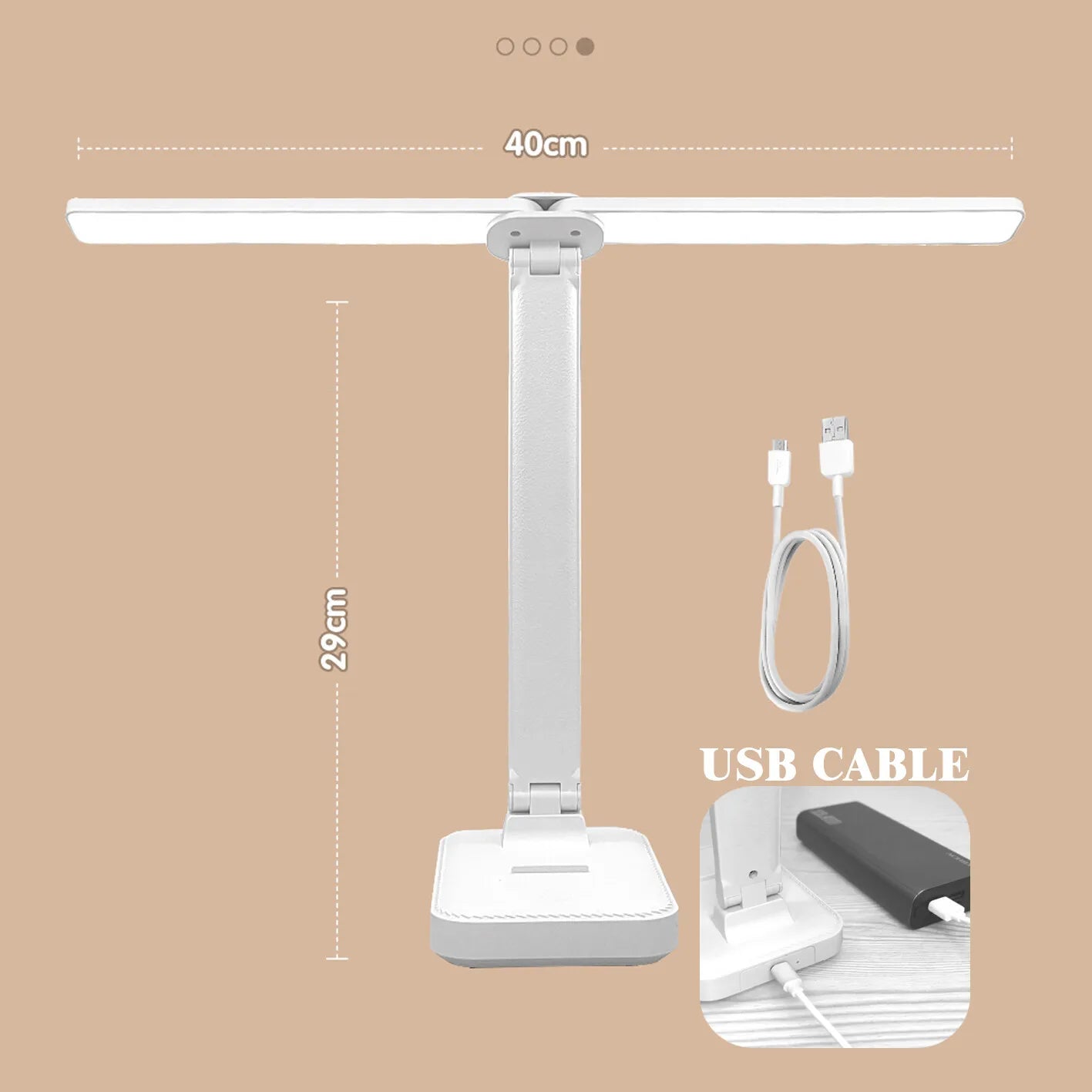 Lampe de Bureau LED Pliable — CLEVI Paris