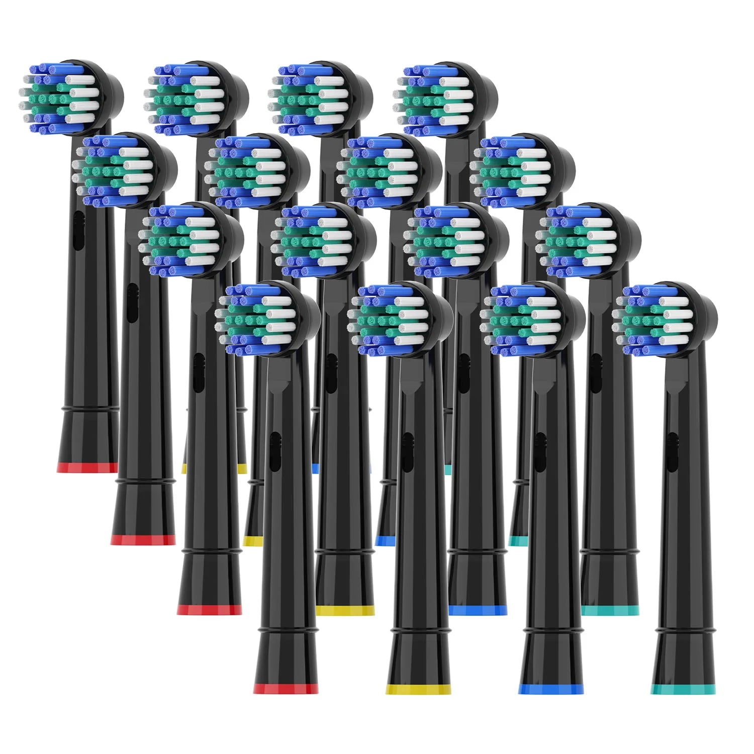 Têtes de Remplacement Brosse à Dents Électrique | Compatible Oral-B D100 D25 D30 D32 – CLEVI Paris