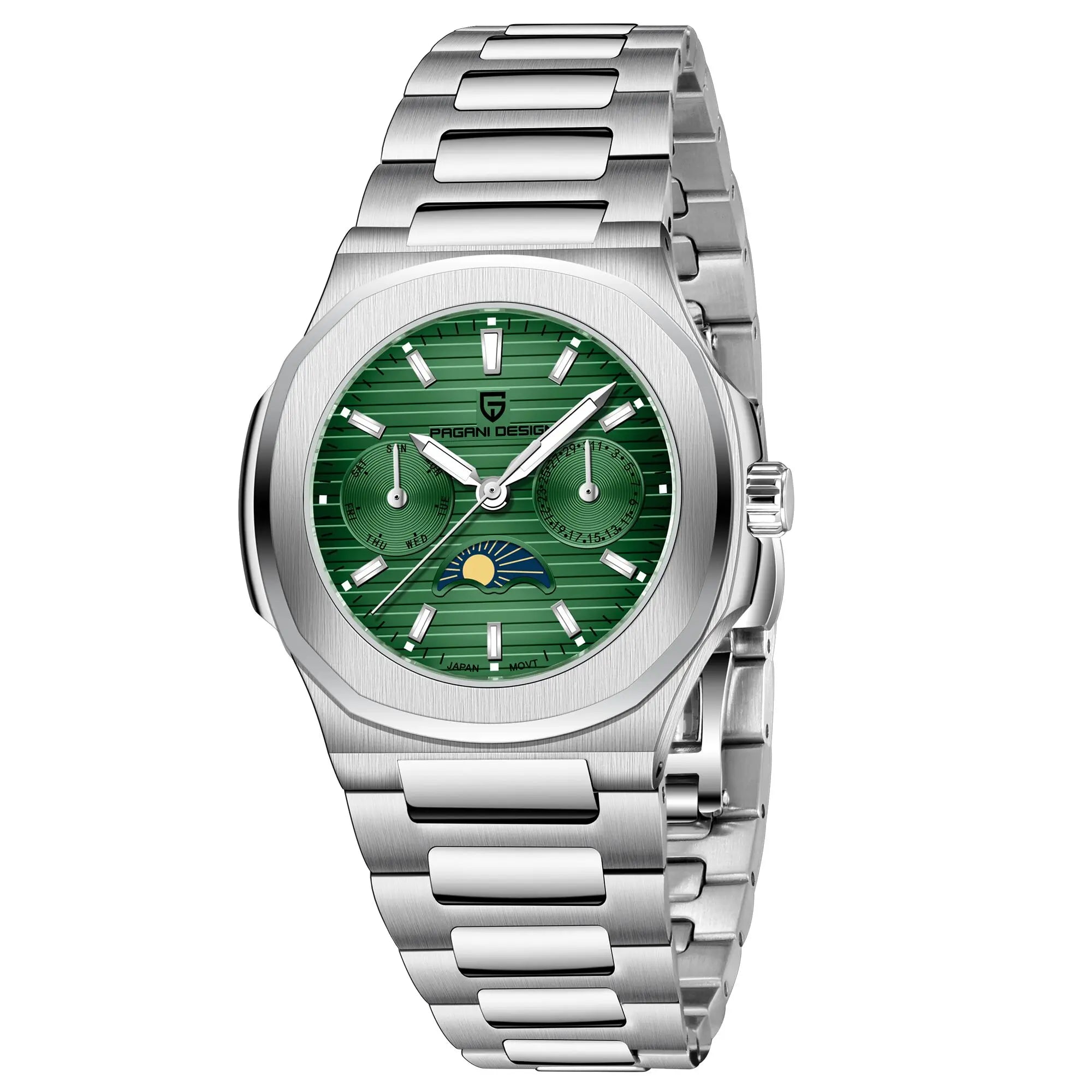 Montre Femme Pagani Design PD-1786 Quartz Phase de Lune Saphir 100m – CLEVI Paris