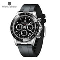 PAGANI DESIGN PD-1664 Montre Homme Chronographe Quartz Cadran Météorite Verre Saphir 10 ATM Lumineux 7 Coloris – CLEVI Paris