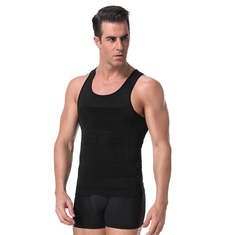 Gilet Gainant Homme Compression Ventre Plat Taille Mince — CLEVI Paris